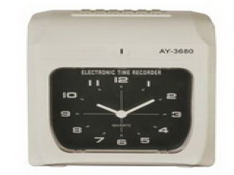 AY-3680六欄位微電腦打卡鐘
